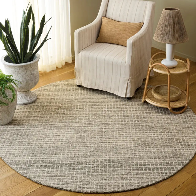 Safavieh Metro 6'-0" x 6'-0" Rug in Sage / Beige