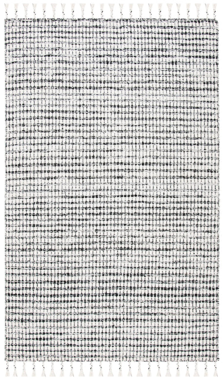 Safavieh Casablanca 4'-0" x 6'-0" Rug in Black / Ivory