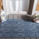 Safavieh Courtyard 2'-0" x 3'-7" Rug in Navy / Navy