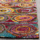 Safavieh Fiesta Shag 4'-0" x 6'-0" Rug in Multi