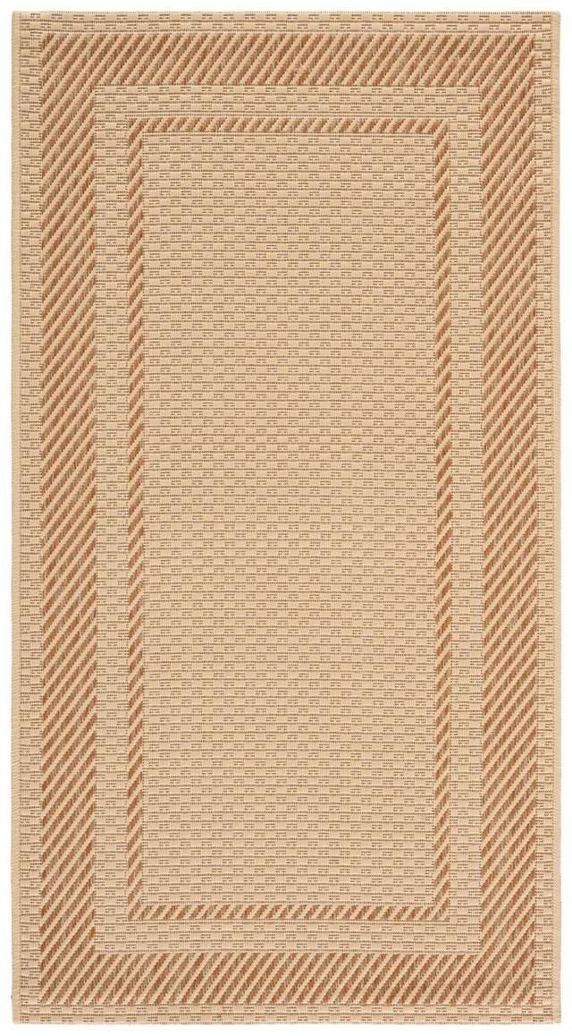 Safavieh Courtyard 2'-7" x 5'-0" Rug in Beige / Dark Beig