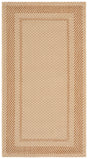 Safavieh Courtyard 2'-7" x 5'-0" Rug in Beige / Dark Beig