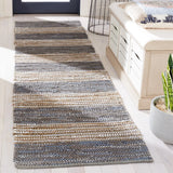 Safavieh Vintage Leather 2'-3" x 9'-0" Rug in Grey / Natural