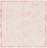 Safavieh Glamour 6'-0" x 6'-0" Rug in Pink / Ivory