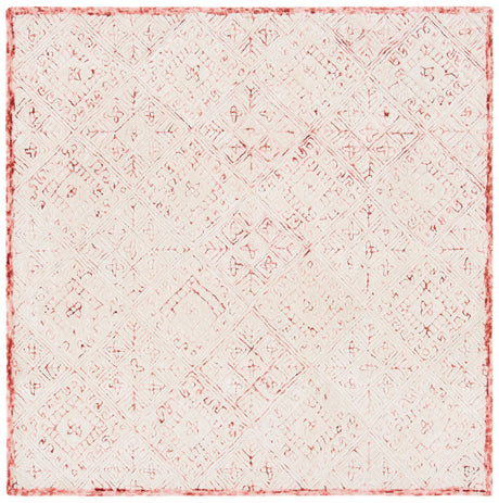 Safavieh Glamour 6'-0" x 6'-0" Rug in Pink / Ivory