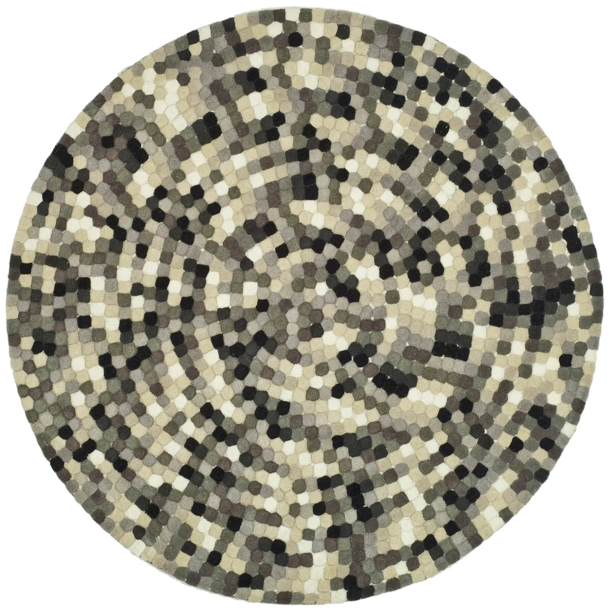 Safavieh Soho 6'-0" x 6'-0" Rug in Ivory / Grey