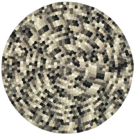 Safavieh Soho 6'-0" x 6'-0" Rug in Ivory / Grey