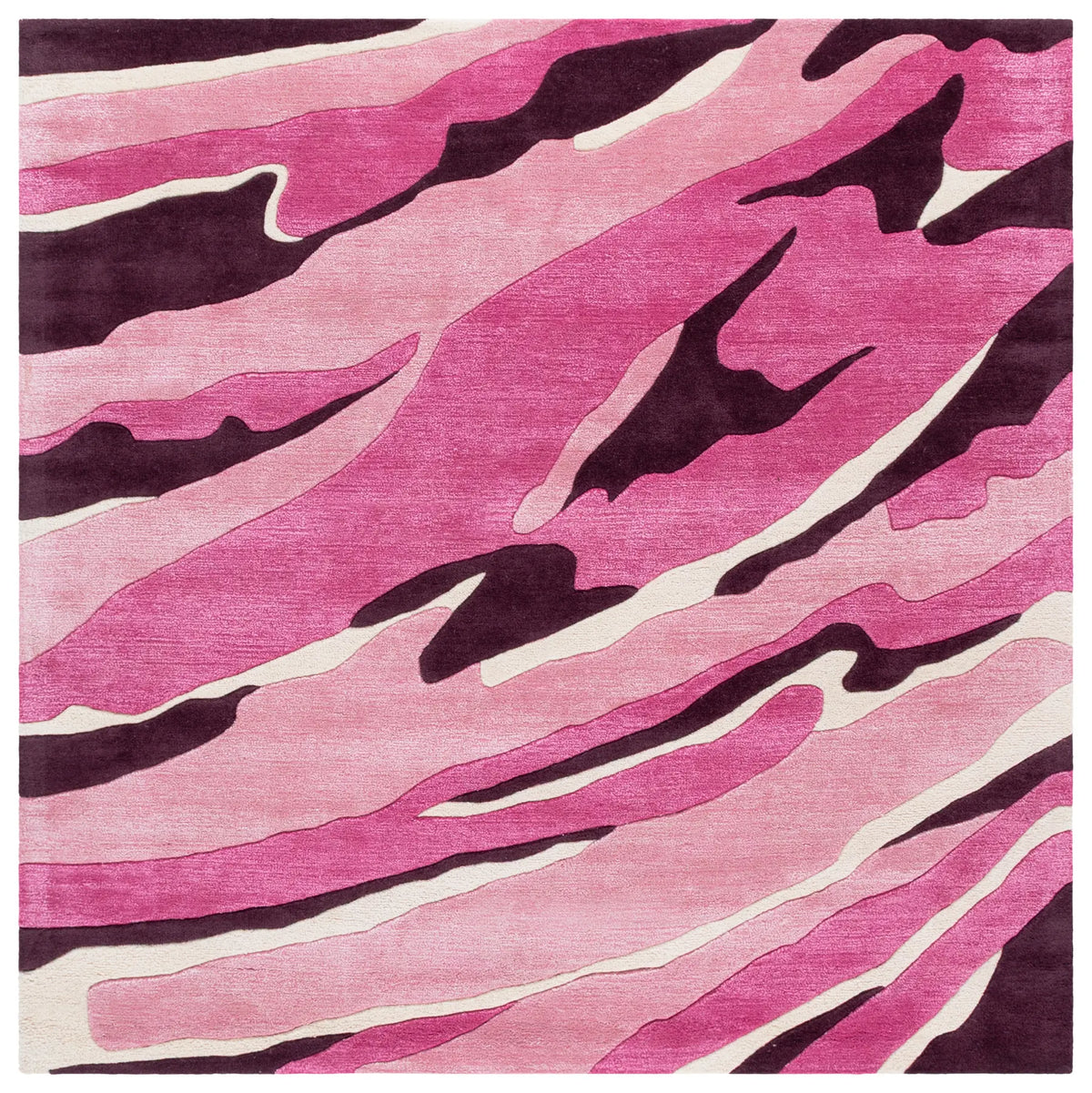 Safavieh Soho 6'-0" x 6'-0" Rug in Pink / Rose