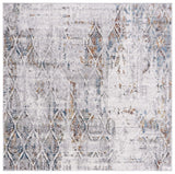 Safavieh Amelia 6'-7" x 6'-7" Rug in Grey / Blue Gold