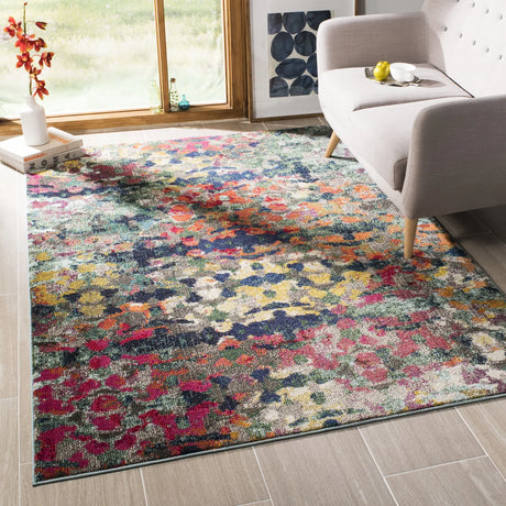 Safavieh Monaco 5'-1" x 7'-7" Rug in Green / Blue