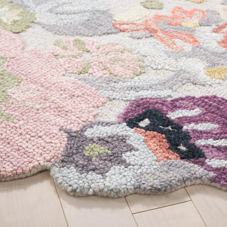 Safavieh Jardin 6'-0" x 6'-0" Rug in Green / Pink