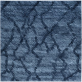 Safavieh Retro 6'-0" x 6'-0" Rug in Blue / Dark Blue