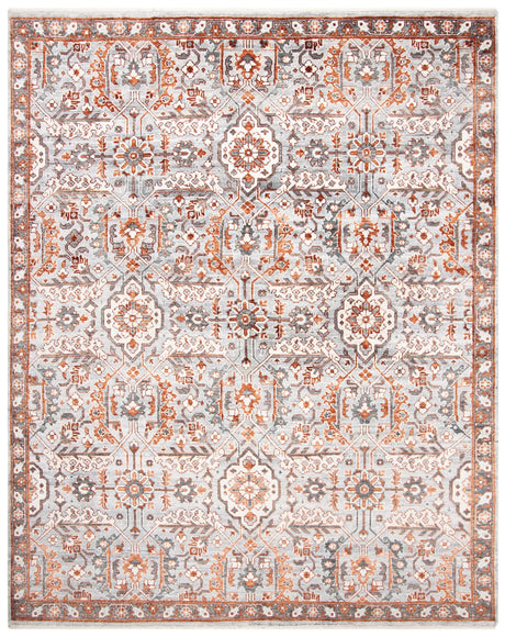 Safavieh Haj Jalili 10'-0" x 14'-0" Rug in Grey / Rust