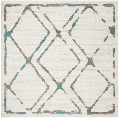 Safavieh Skyler 6'-7" x 6'-7" Rug in Ivory / Blue