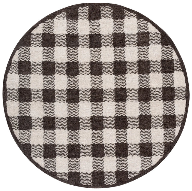 Safavieh Genre 6'-0" x 6'-0" Rug in Brown / Ivory