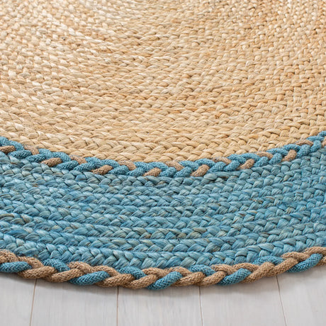 Safavieh Natural Fiber 3'-0" x 5'-0" Rug in Natural / Blue
