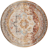 Safavieh Vintage Persian 5'-0" x 5'-0" Rug in Cream / Multi