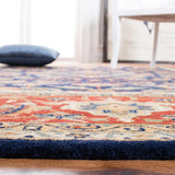Safavieh Royalty 10'-0" x 14'-0" Rug in Navy / Rust