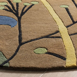Safavieh Soho 6'-0" x 6'-0" Rug in Brown / Multi