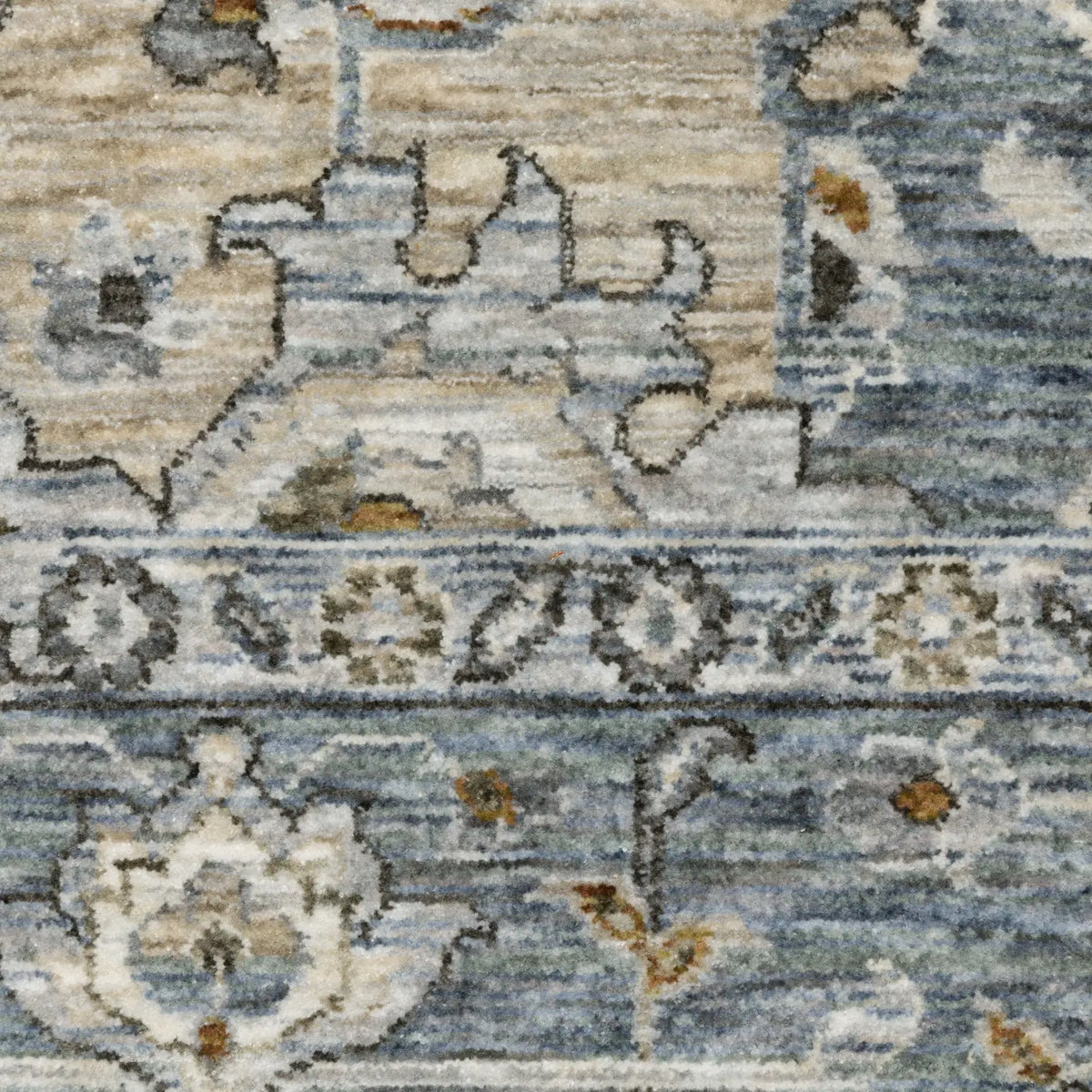 Oriental Weavers Sphinx Maharaja 051F1 Blue/ Ivory Rug - room scene 2