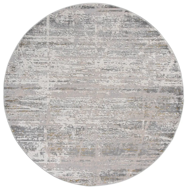 Safavieh Palma 6'-7" x 6'-7" Rug in Grey / Gold