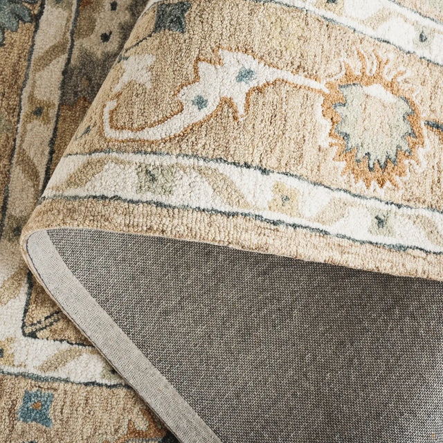 Safavieh Metro 4'-0" x 6'-0" Rug in Beige / Rust