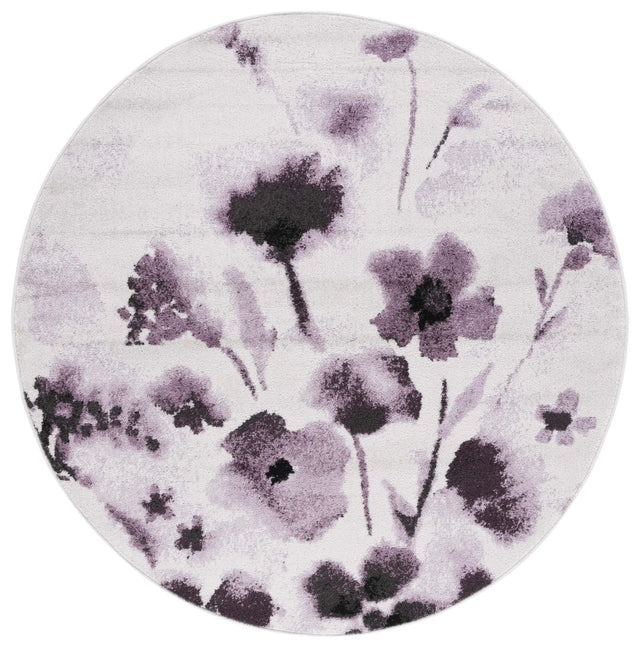 Safavieh Adirondack 6'-0" x 6'-0" Rug in Ivory / Purple
