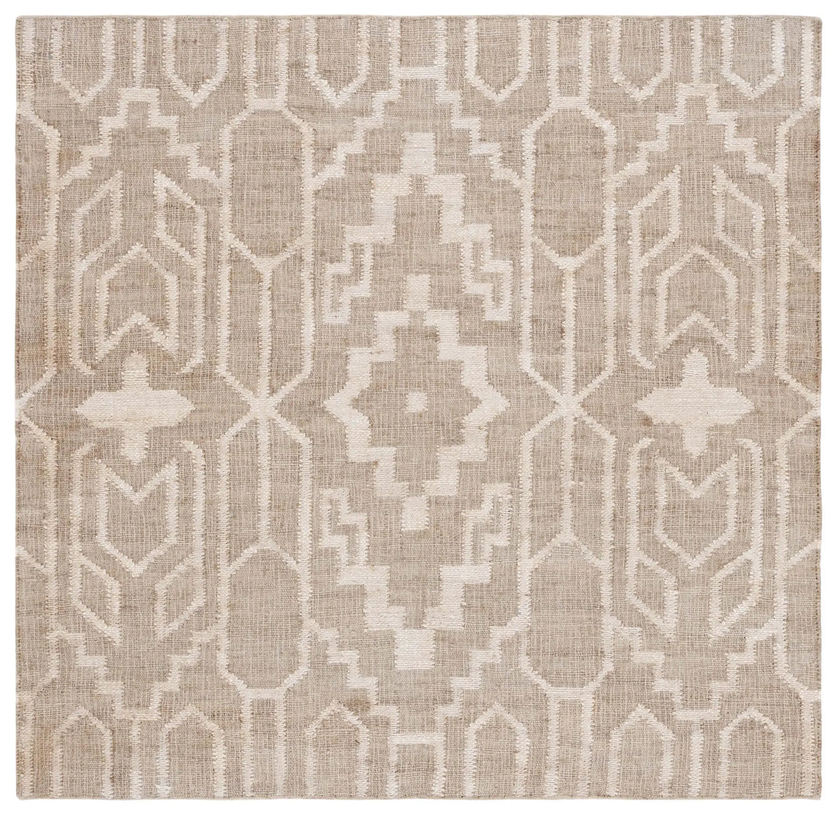 Safavieh Natural Fiber 6'-0" x 6'-0" Rug in Grey / Ivory