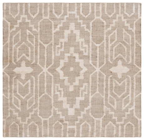 Safavieh Natural Fiber 6'-0" x 6'-0" Rug in Grey / Ivory