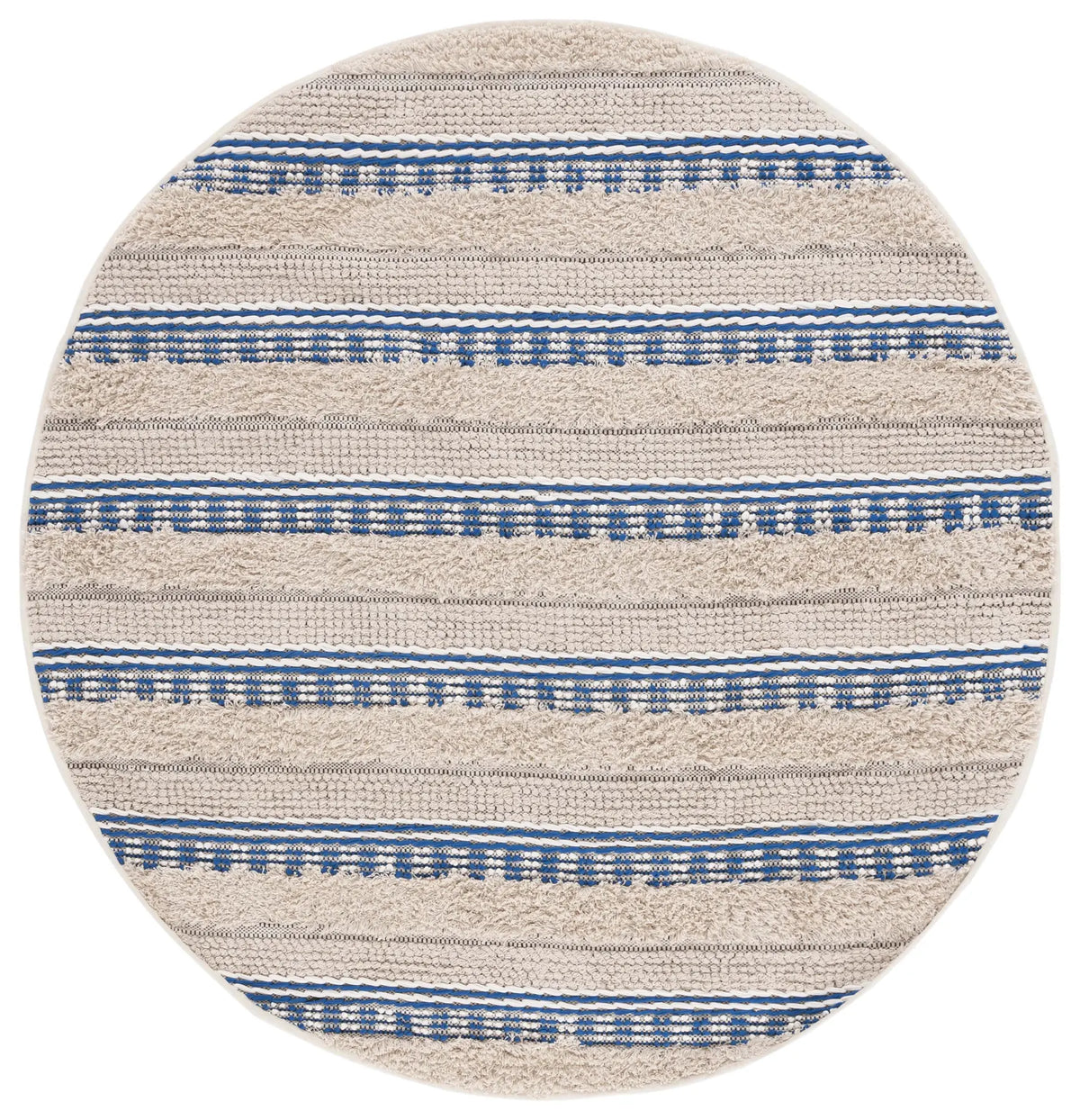 Safavieh Natura 6'-0" x 6'-0" Rug in Beige / Navy