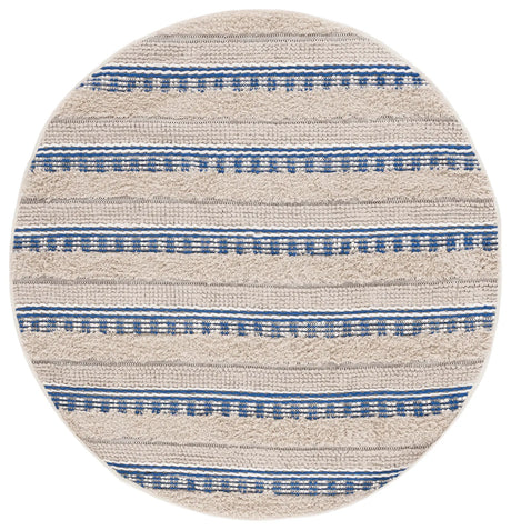 Safavieh Natura 6'-0" x 6'-0" Rug in Beige / Navy
