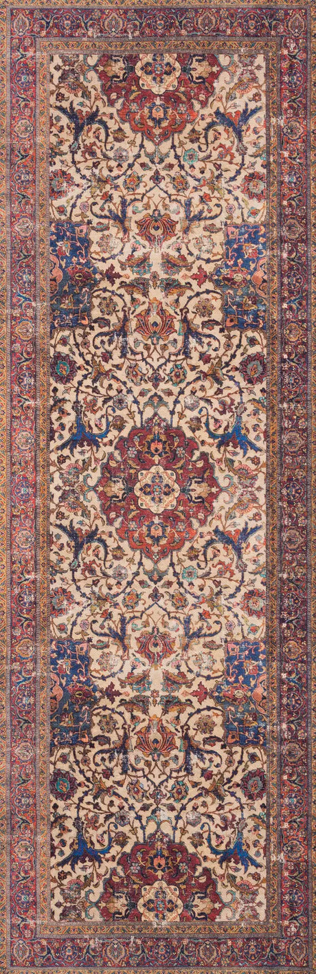 Loloi Loren Lq-11 Sand / Multi Rugs - runner flat