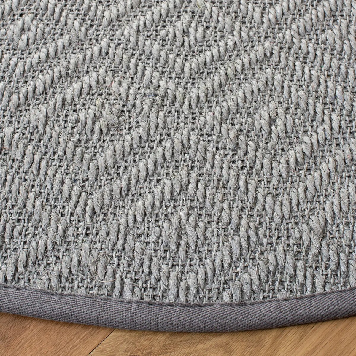 Safavieh Natural Fiber 6'-0" x 6'-0" Rug in Light Grey / Grey