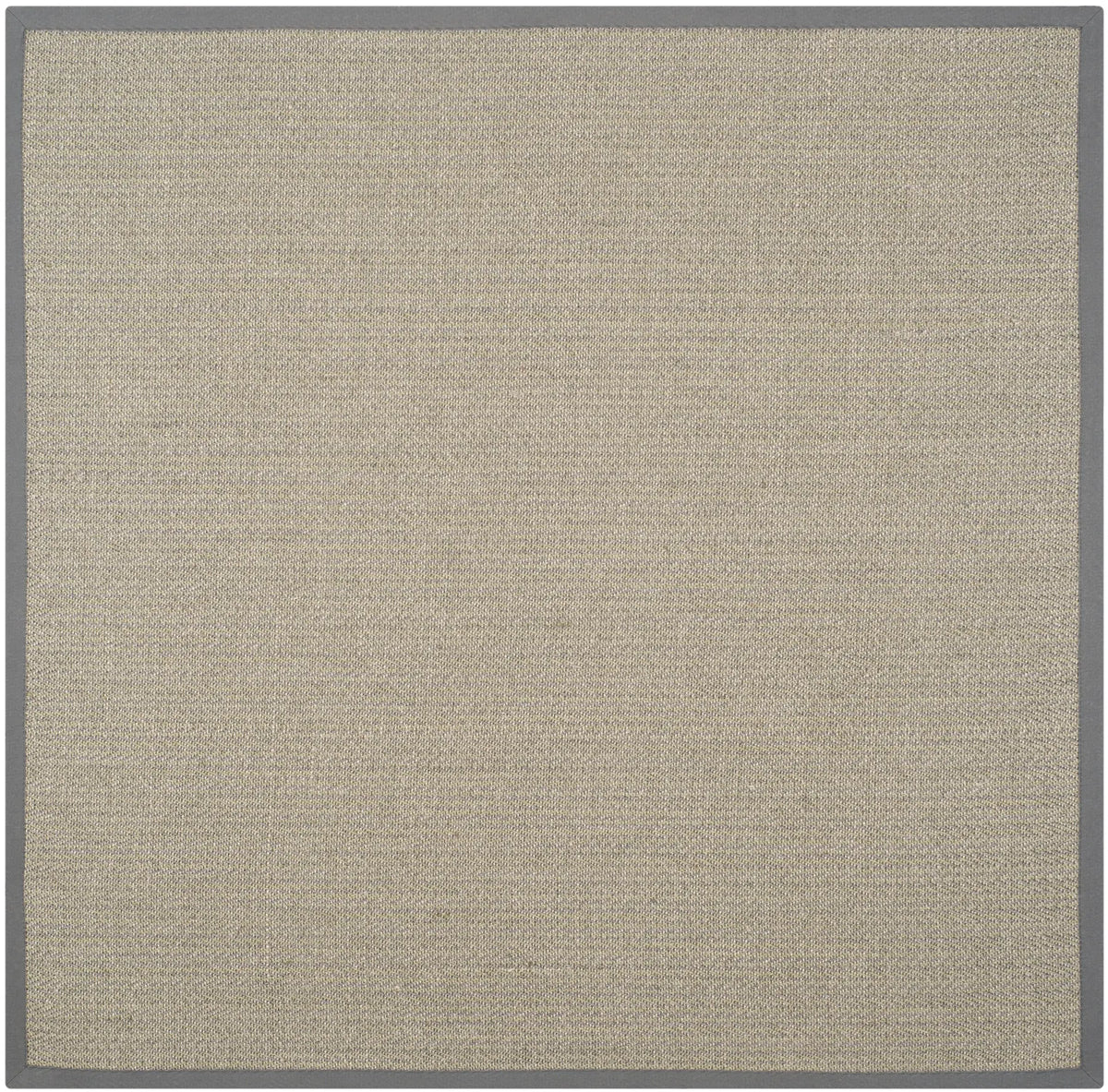 Safavieh Natural Fiber 6'-0" x 6'-0" Rug in Grey Brown / Grey