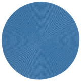 Safavieh Braided 3'-0" x 3'-0" Rug in Blue