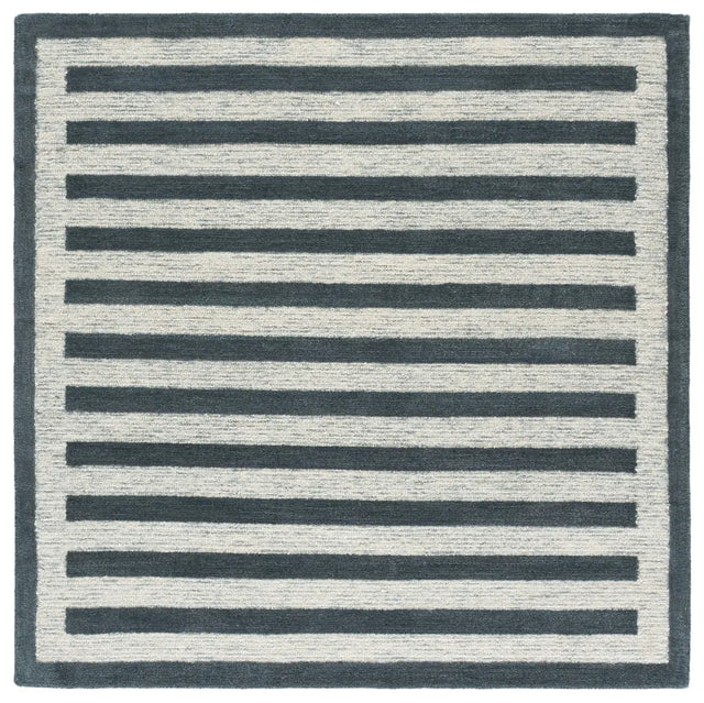 Safavieh Ebony 6'-0" x 6'-0" Rug in Blue / Ivory