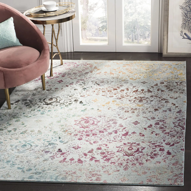 Safavieh Aria 4'-0" x 6'-0" Rug in Blue / Multi