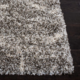 Safavieh Hudson Shag 4'-0" x 6'-0" Rug in Grey / Ivory