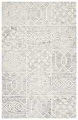 Safavieh Metro 4'-0" x 6'-0" Rug in Silver / Ivory