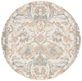 Safavieh Micro-Loop 5'-0" x 5'-0" Rug in Ivory / Blue