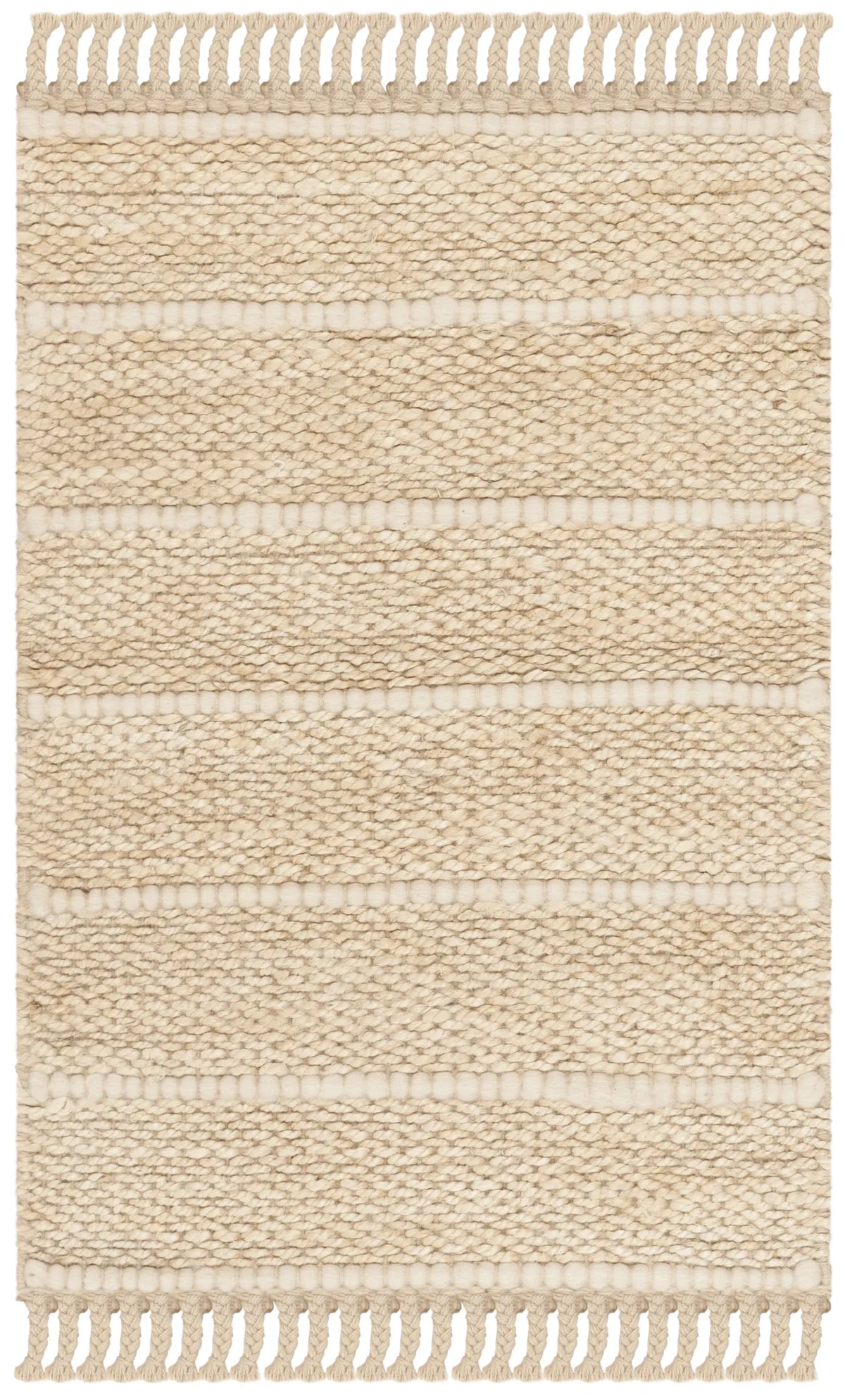 Safavieh Natural Fiber 2'-0" x 3'-0" Rug in Ivory / Ivory