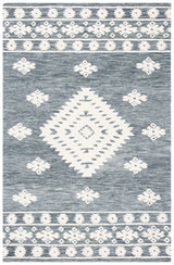 Safavieh Aspen 4'-0" x 6'-0" Rug in Dark Grey / Ivory