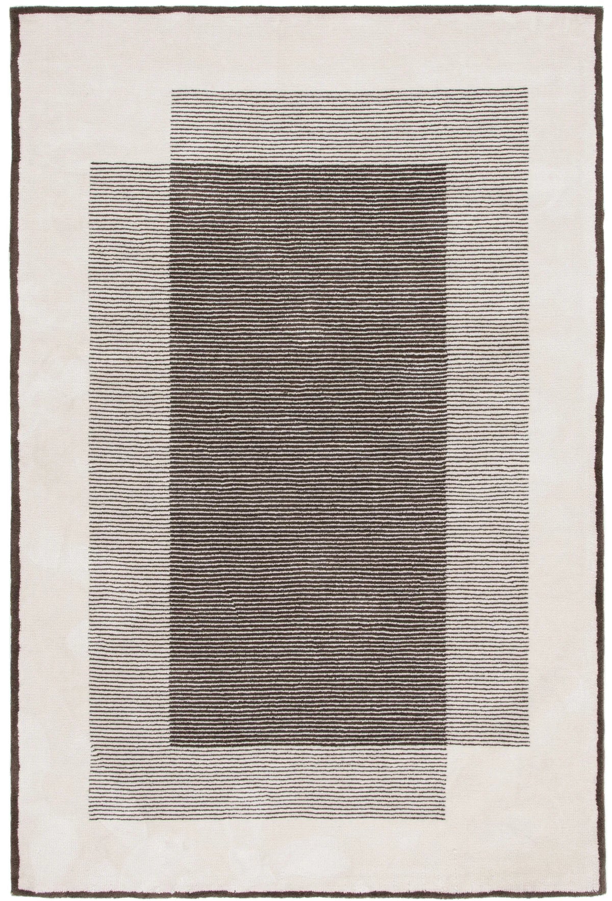 Safavieh Audrey 4'-0" x 6'-0" Rug in Dark Grey / Ivory