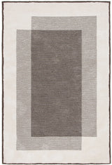 Safavieh Audrey 4'-0" x 6'-0" Rug in Dark Grey / Ivory