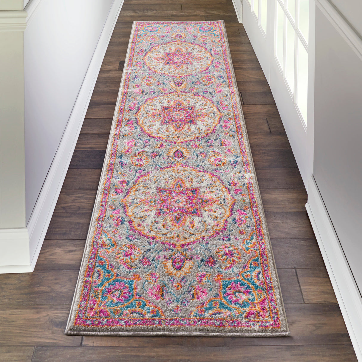 Nourison Passion Psn22 Grey/Multi Rugs