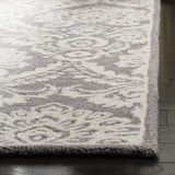 Safavieh Blossom 5'-0" x 8'-0" Rug in Dark Grey / Ivory