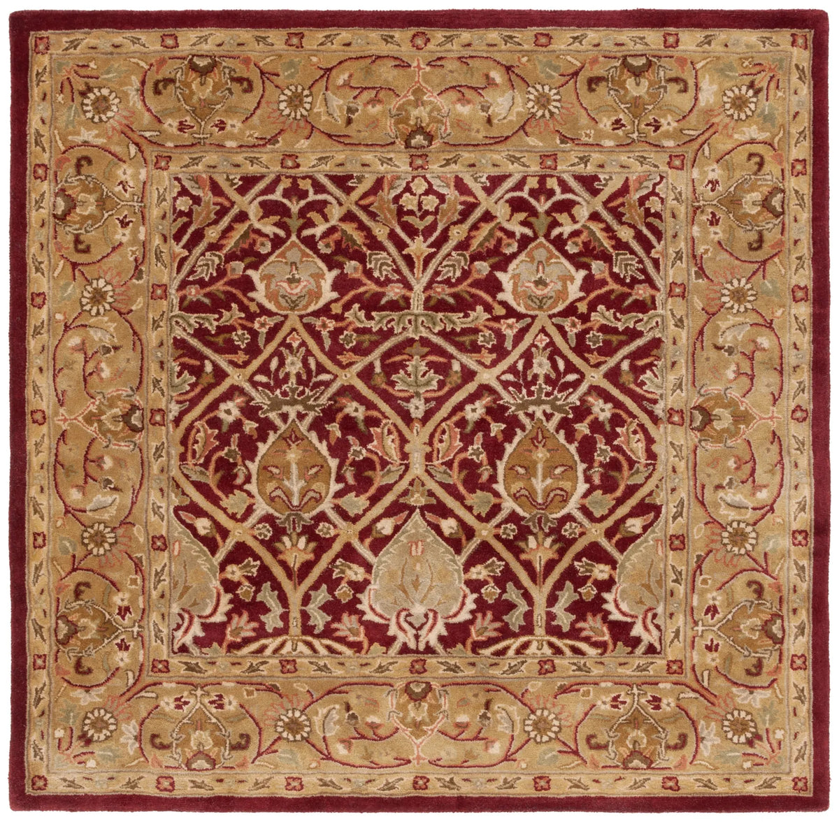 Safavieh Persian Legend 6'-0" x 6'-0" Rug in Red / Gold