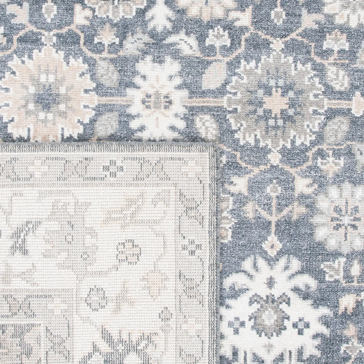 Safavieh Maharaja 8'-0" x 10'-0" Rug in Charcoal / Ivory