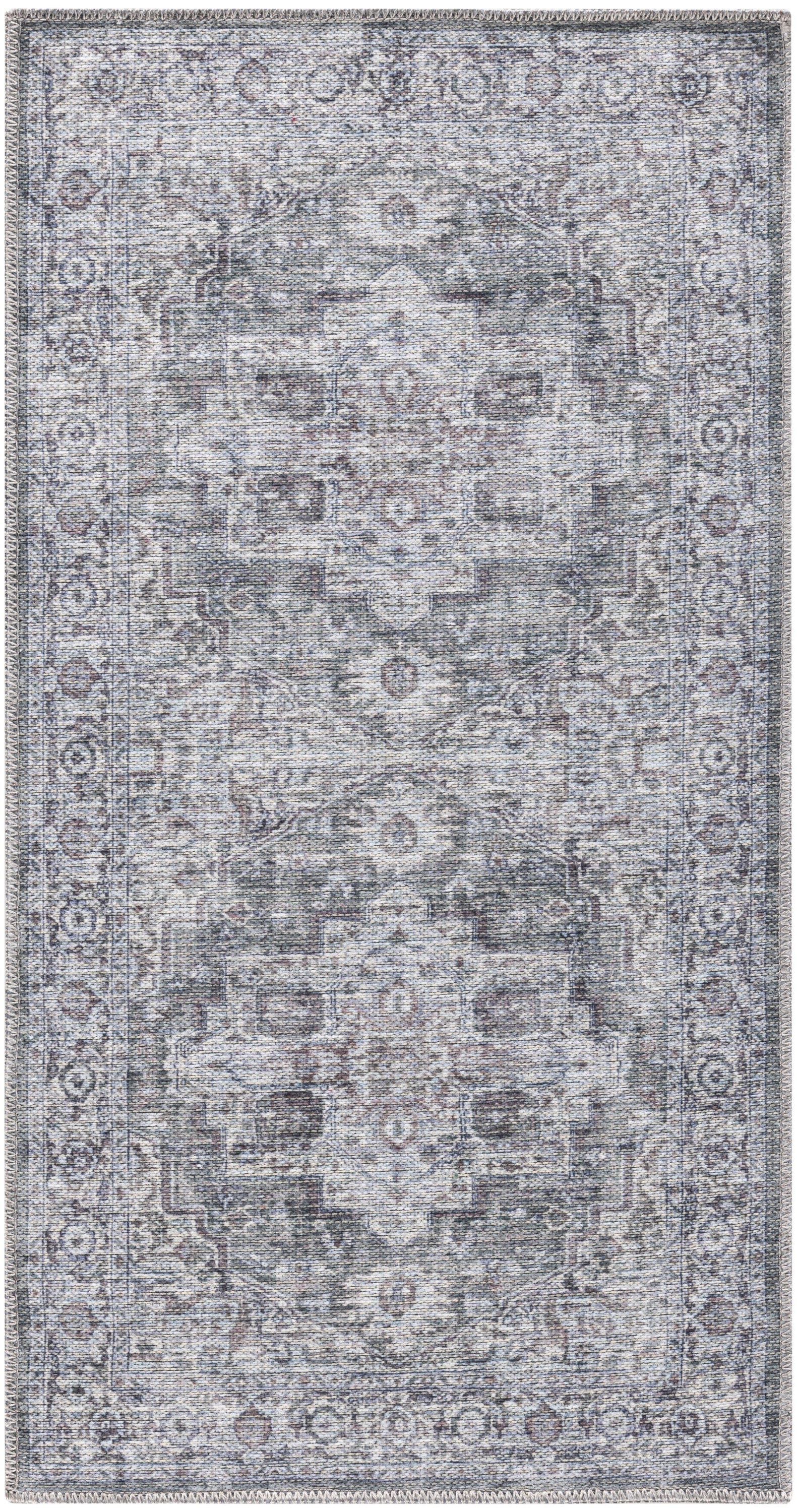 Nourison Machine Washable Series 1 X Nicole Curtis Sr101 Ivory Grey Area Rug