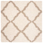 Safavieh Sgd-Dallas Shag 6'-0" x 6'-0" Rug in Ivory / Beige